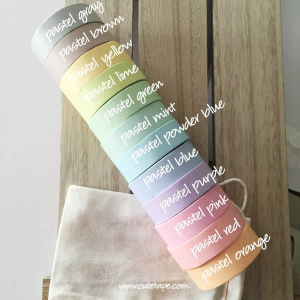 mt Solid Washi Tape Japanese Vibrant Colors