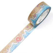 Beach Washi Tape Ocean Wave Sand Turtle Saien Kamiiso Sansyo Japanese