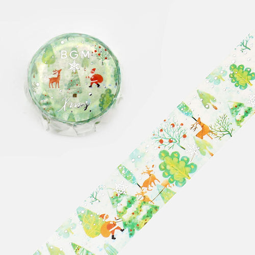 D-GROEE Christmas Holiday Washi Tape - 6 Rolls Winter Foil Washi Tape Set  with Santa Claus Snowflake Socks Cute Pattern Perfect for Christmas Card,  Gift Packaging, DIY Crafts, Kids' Art Projects 