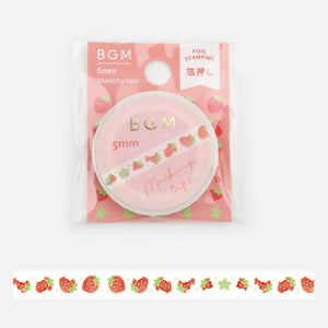 BGM Thin Washi Tape - Fruits