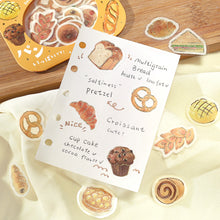 Bread Washi Sticker Flake BGM Gold Foil Accent (Washi Tape Material)