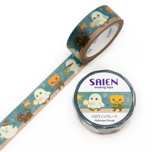 Halloween Ghost Washi Tape Saien Jack O Lantern, Cat, Mummy - Kamiiso Sansyo Japanese