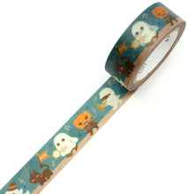 Halloween Ghost Washi Tape Saien Jack O Lantern, Cat, Mummy - Kamiiso Sansyo Japanese