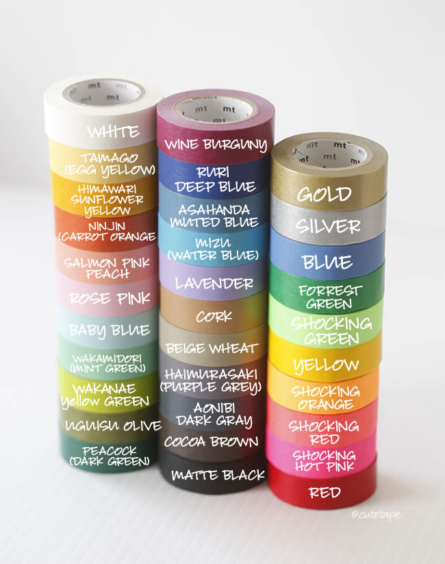Color Carton Sealing Tape - Red Tape, Black Tape, Blue Tape, Orange Tape.  Pink Tape, White Tape, Purple Tape, Green Tape, Yellow Tape