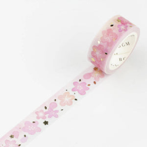 bgm pink morning sakura washi tape cherry blossom masking tape