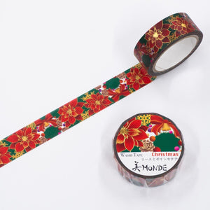Solid Red Washi Tape MT Vibrant 15mmx7m - Japanese