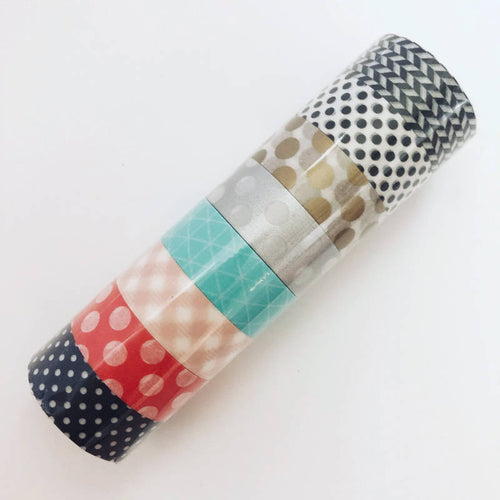 Neutral Washi Tape: Pack of 8