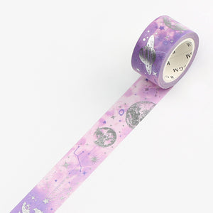 Purple Washi Tapes, Washi Tape Set, Cute Washi Tape, Digital Washi