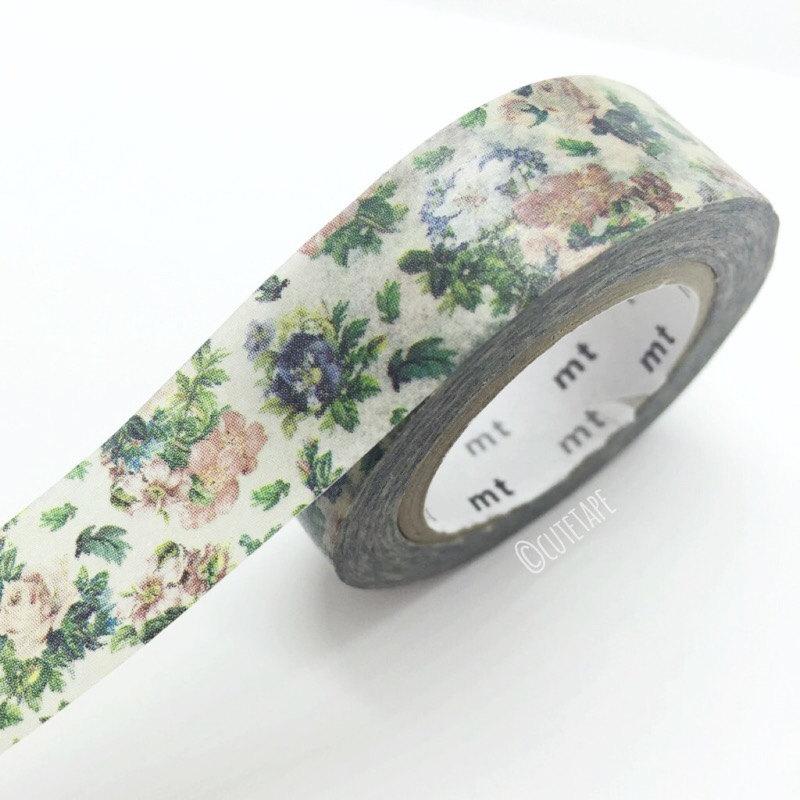 Spring Bud Washi Tape Flower Washi Tape Floral Washi Tape Masking
